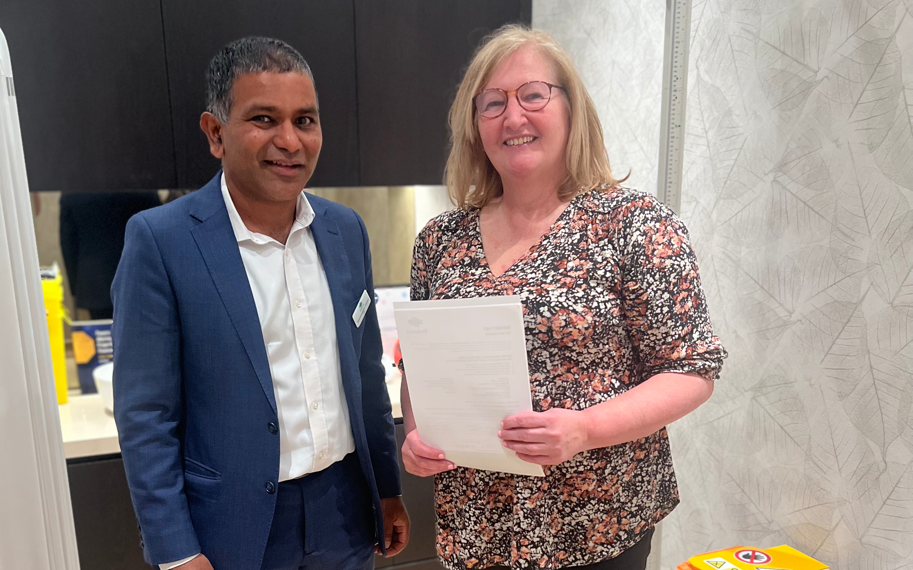 Selvavinayagam Vireswer and Jackie Price