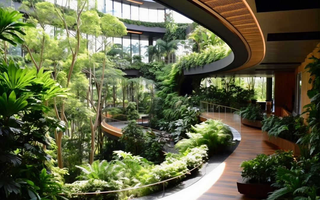 Photo of biophillic design