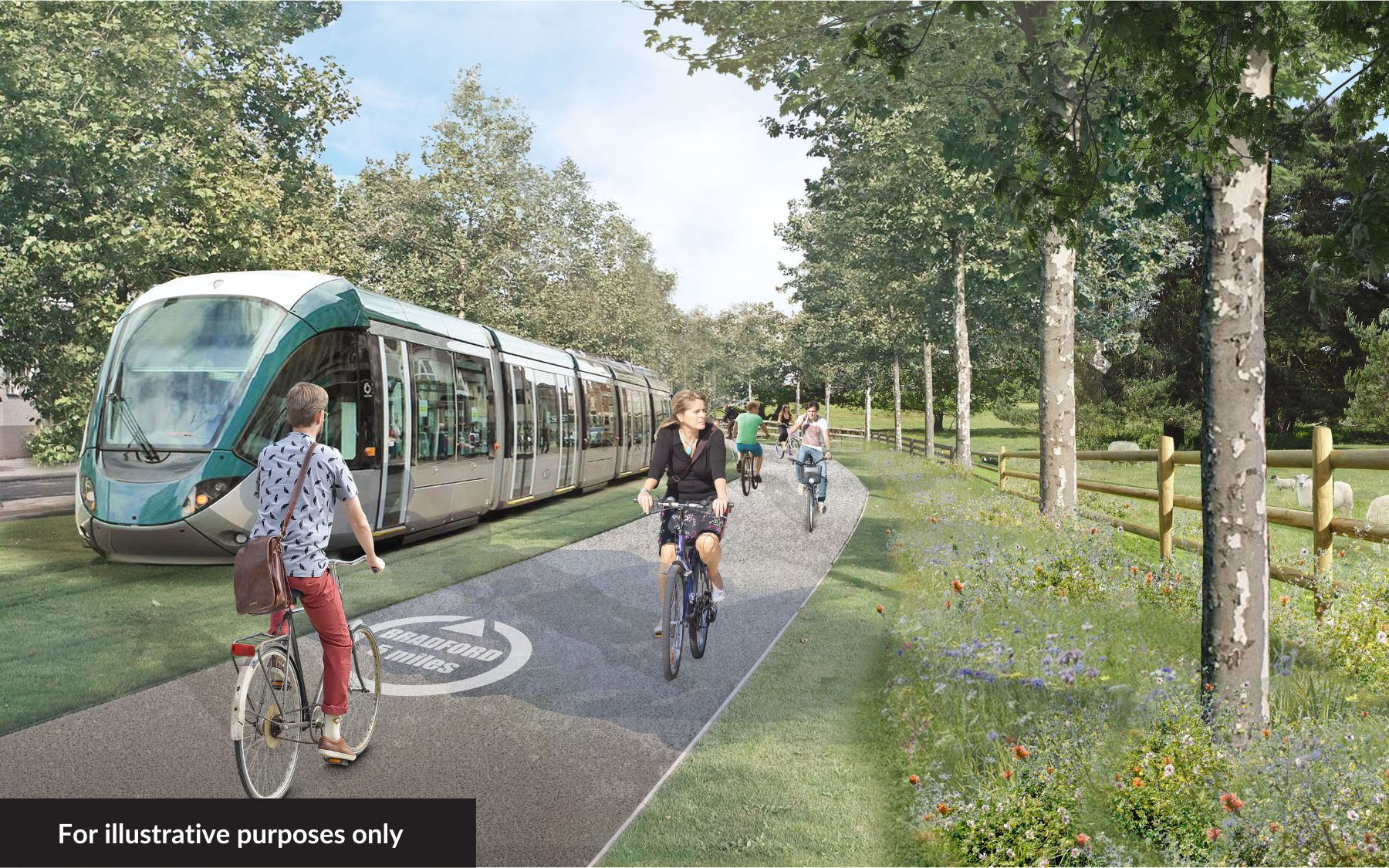 Plans for the first phase of a new West Yorkshire tram system