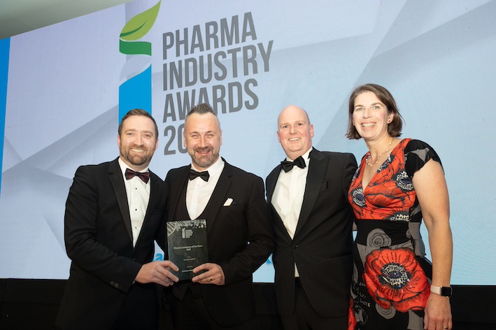 Awards ceremony with Seamus Keane, Ger McCabe, Sebastian Laschke,  Anja Rothkamp