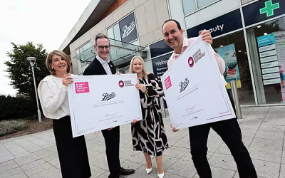 Boots Ireland strengthens its sustainability leadership with fifth certification