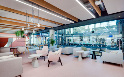 TikTok Dublin Office comes to life with vibrant SAS Ceiling Solutions