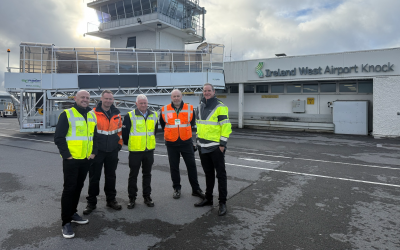 Aviramp supplies solar-powered boarding ramp to Ireland West Airport