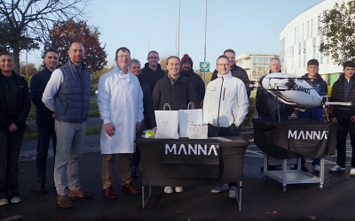 Manna Air Delivery demonstrates medical drone transport between Dublin hospitals