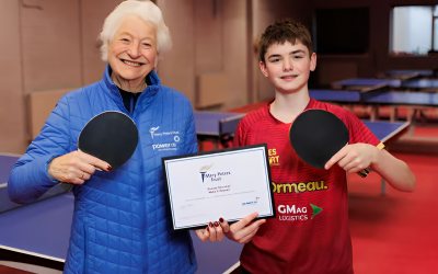 Power NI renews Make It Happen sponsorship for table tennis star