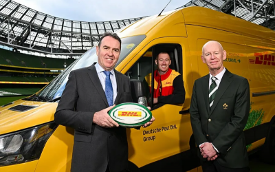 DHL Express Ireland renews official logistics partnership with the IRFU
