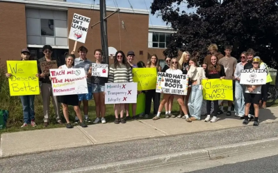 Students in Ontario community forced to learn online with no school to attend