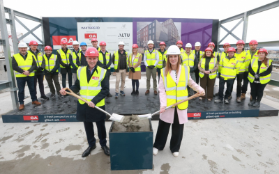 Gilbert-Ash reaches topping out milestone on two Premier Inn developments in Dublin