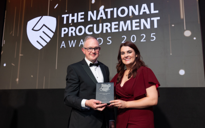 Aisling O’Brien wins Procurement Rising Star of the Year at National Procurement Awards 2025