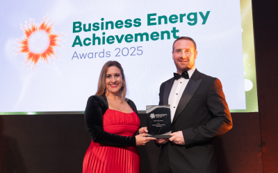 Luke Deasy wins Best Energy Manager at Business Energy Achievement Awards 2025