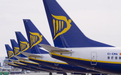 Ryanair hits record 20.7m passengers in July despite ATC disruption
