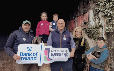 NFU Mutual renews platinum sponsorship of Bank of Ireland Open Farm Weekend for 2026