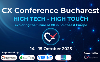 Business News from Companies The Future of Customer Experience is Written in Bucharest. CX Conference 2025 brings together global leaders and key studies unveiled for the first time