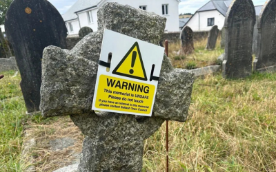 Safety audit carried out on church headstones