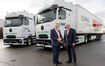 BWG Foods drives Ireland’s logistics into a greener future with electric HGV debut