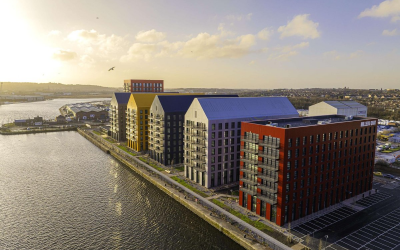Graham delivers £130m waterfront development, transforming brownfield site