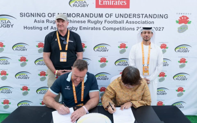 Asia Rugby deepens collaboration with Chinese RFA through new hosting agreement