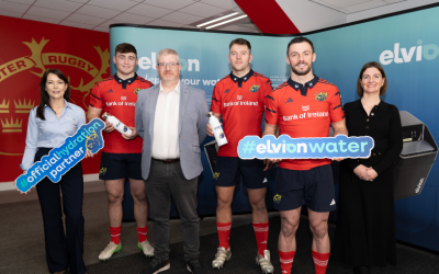 Elvion Water confirmed as official hydration partner of Munster Rugby