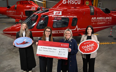 BDO Northern Ireland raises £20,000 for Air Ambulance charity partnership
