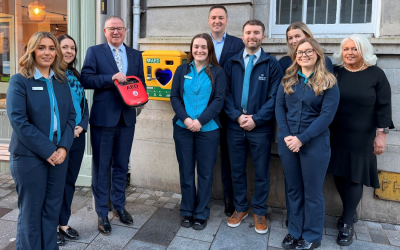 Bank of Ireland installs defibrillators to enhance community health and safety