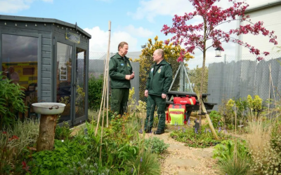 Ambulance service secures £25,000 for staff wellbeing garden addressing mental health support