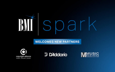 BMI collaborates with Copyright Alliance, D’Addario, and Music Business Association to expand Spark program