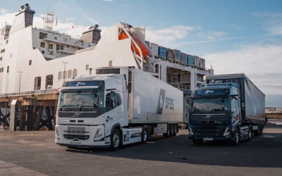 DFDS launches first electric HGV in UK as part of ZENFreight initiative