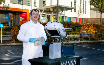 Manna Air Delivery and Rotunda Hospital trial drone system for urgent medical supply runs